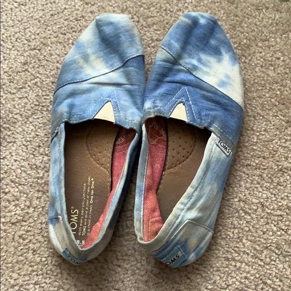 Toms Shoes - Toms blue tyedye